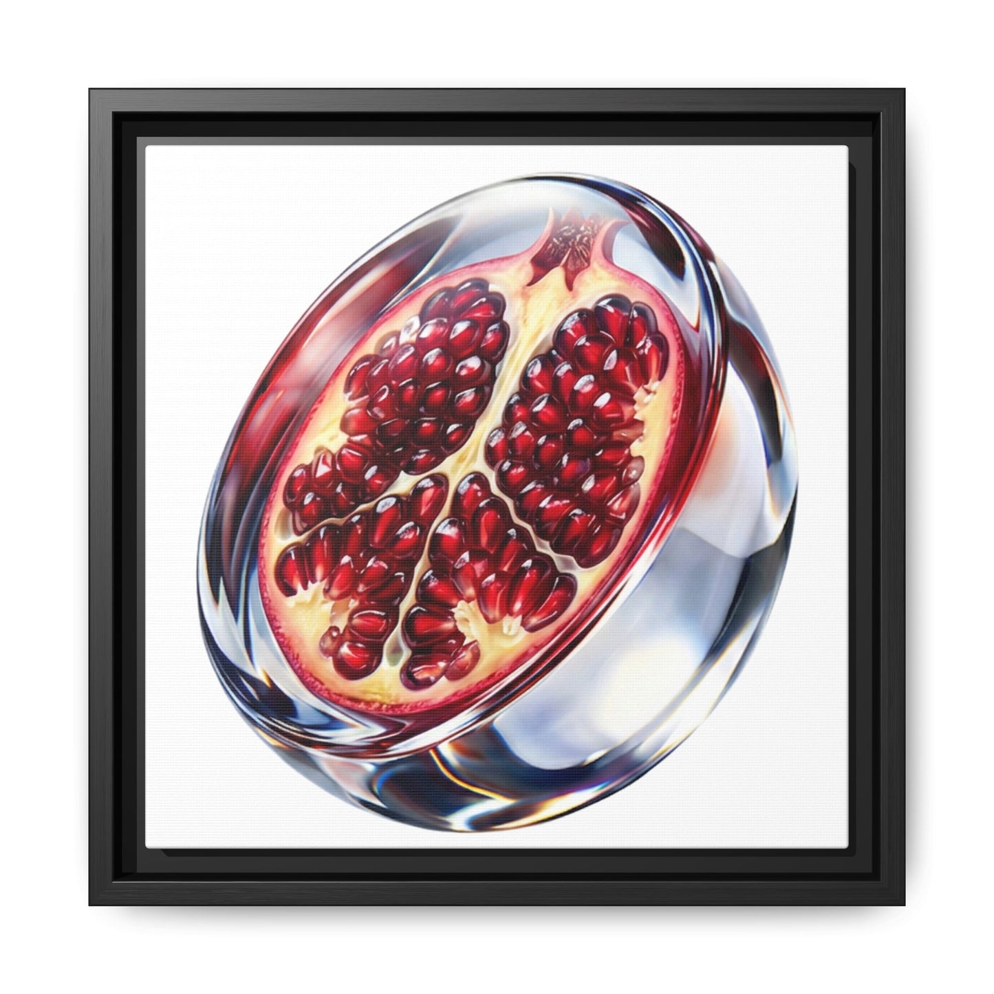 Crimson Pomegranate Framed Wall Art