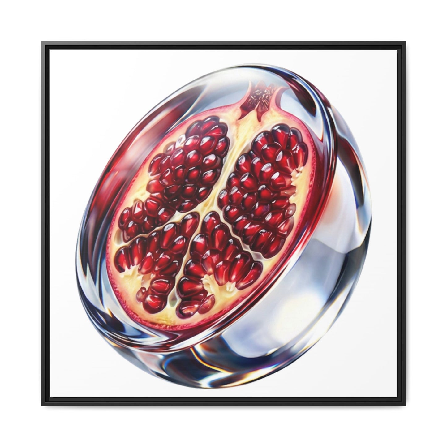 Crimson Pomegranate Framed Wall Art