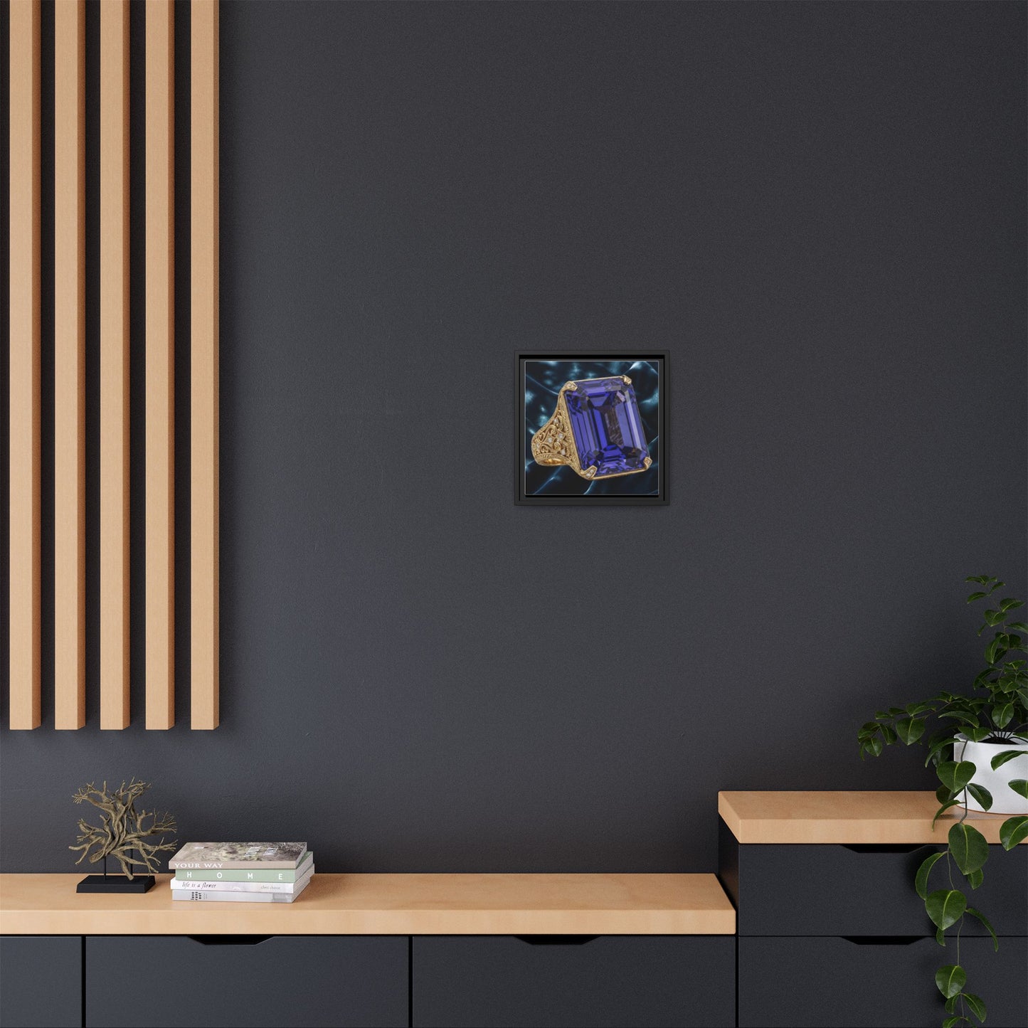 Tanzanite Citadel Canvas