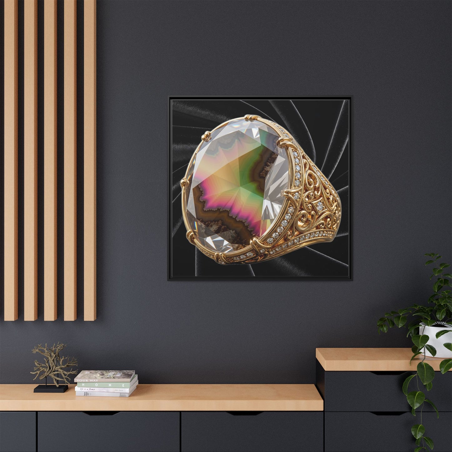 Zultanite Refraction Wall Art