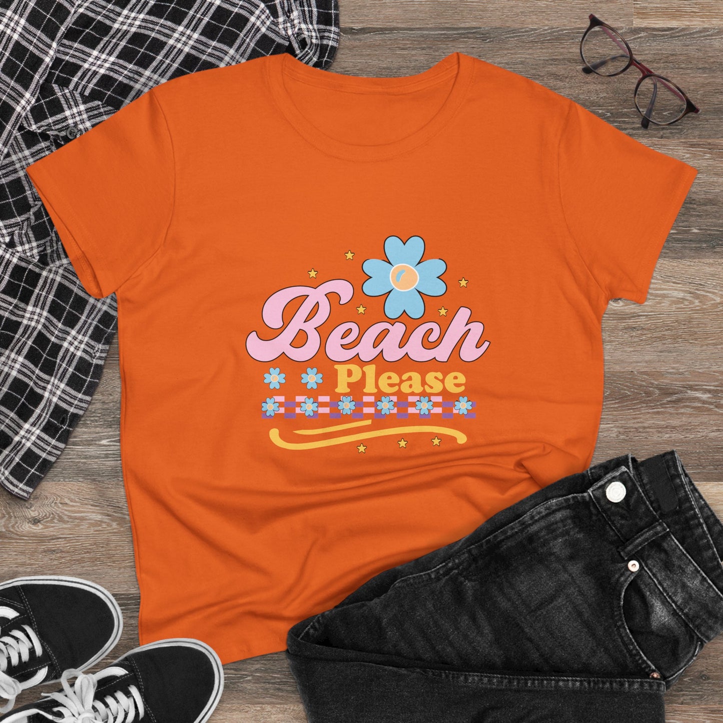 Coastal Bloom Summer Graphic Tee