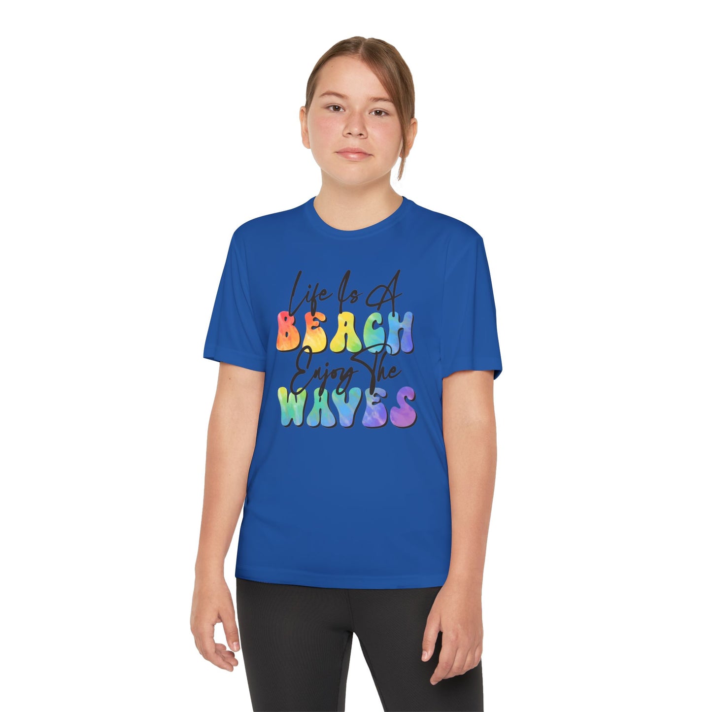 Youth Beach Waves Graphic Tee