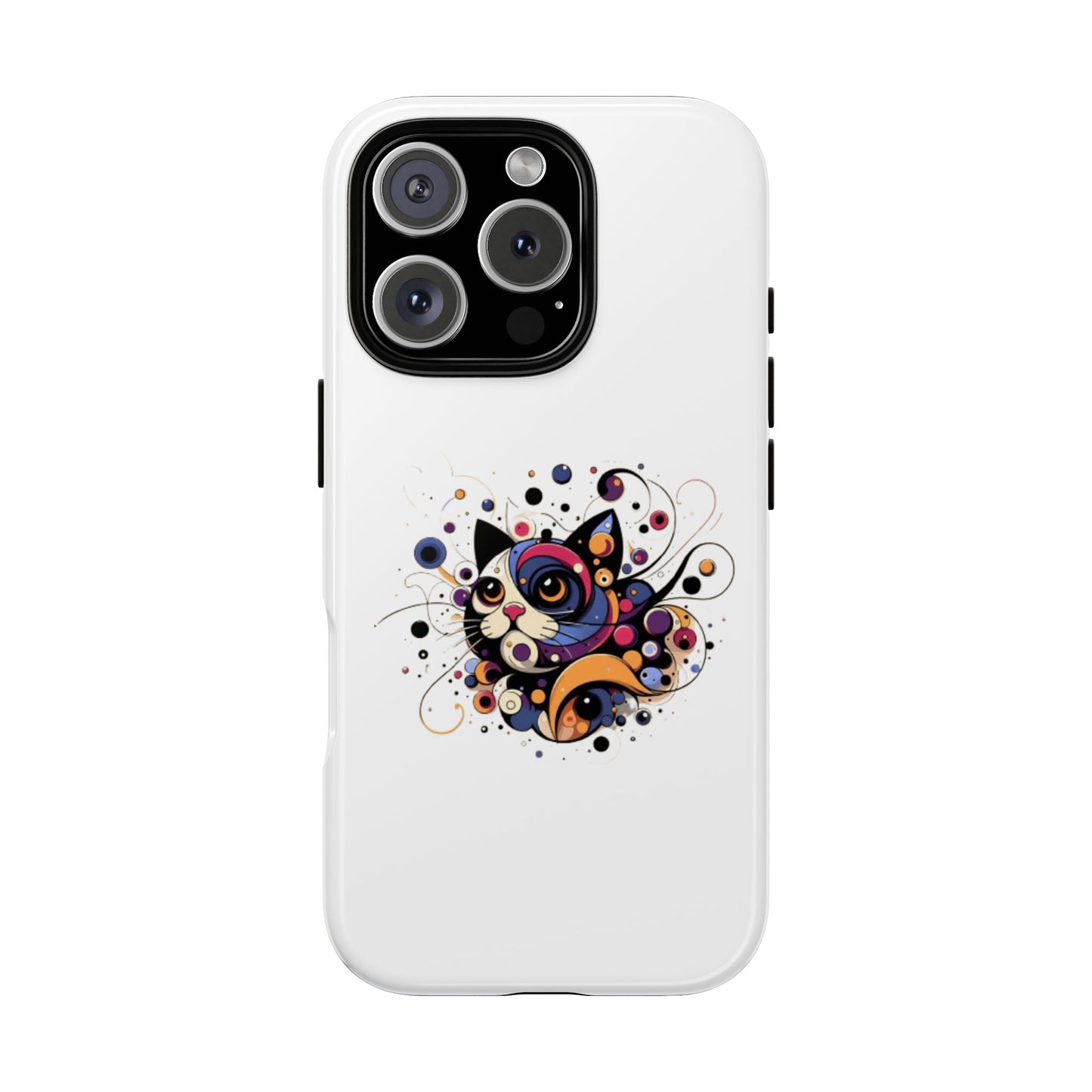 Color Burst Cat Phone Case