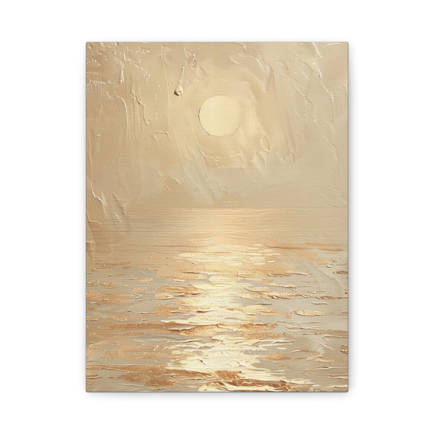 Sunlit Tides Canvas Print