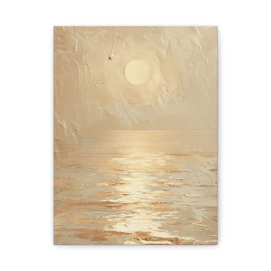 Sunlit Tides Canvas Print