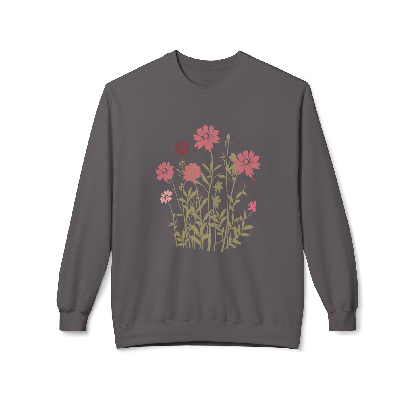Wildflower Garden Graphic Crewneck Sweatshirt