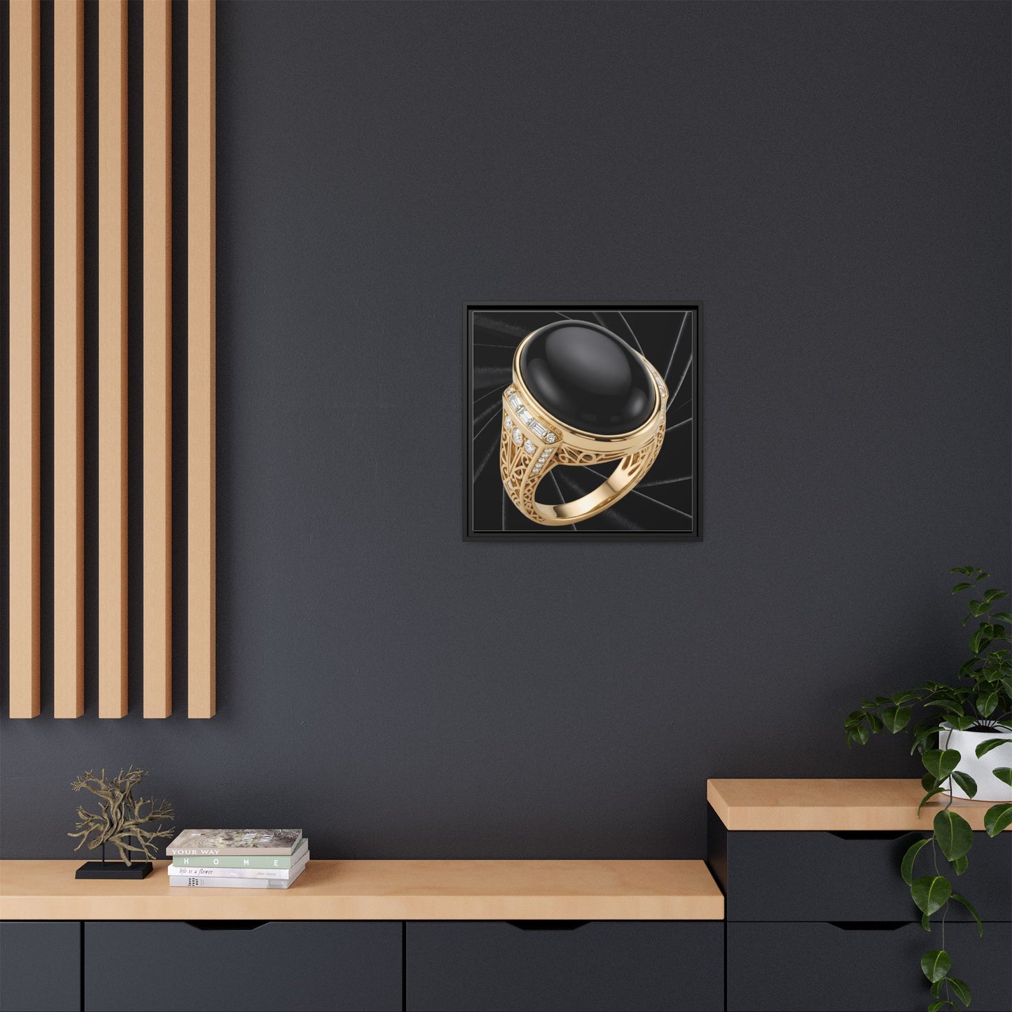 Midnight Onyx Canvas
