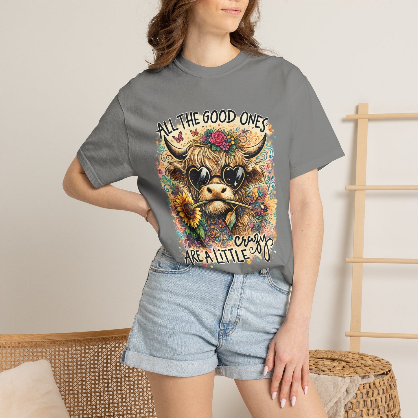 Good Ones Cow Graphic T-Shirt