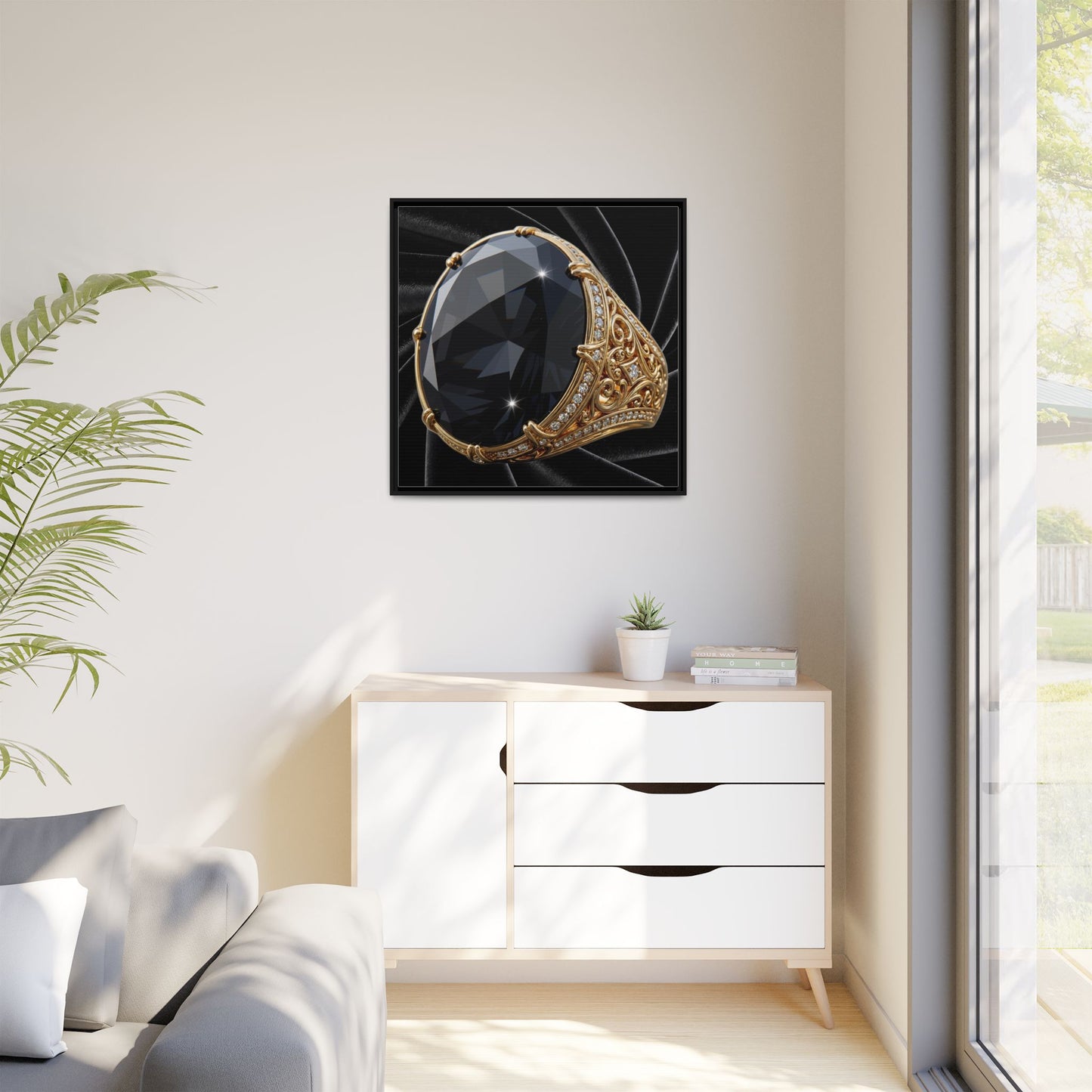 Black Diamond Satin Eclipse Canvas
