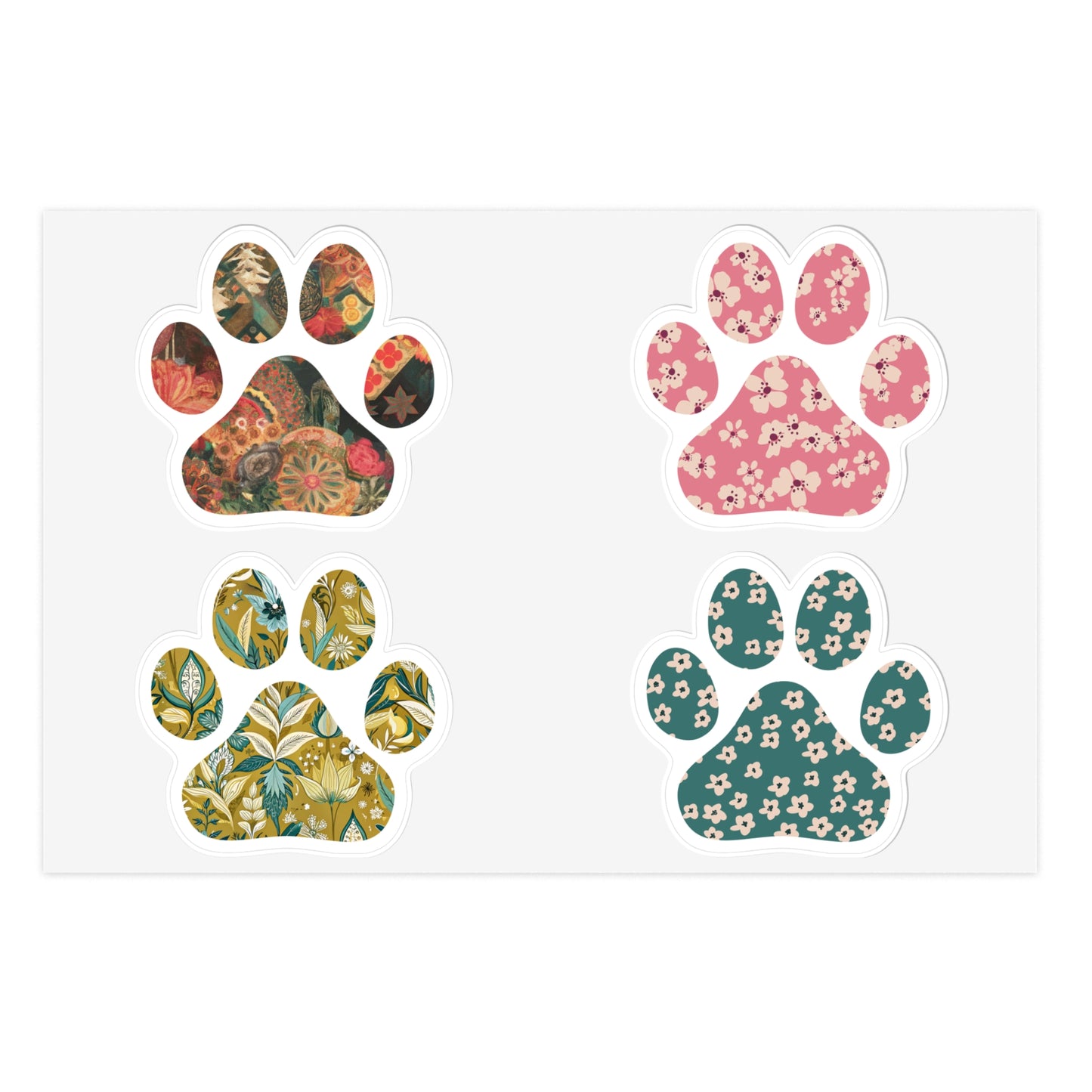 Petal Pattern Paw Decals