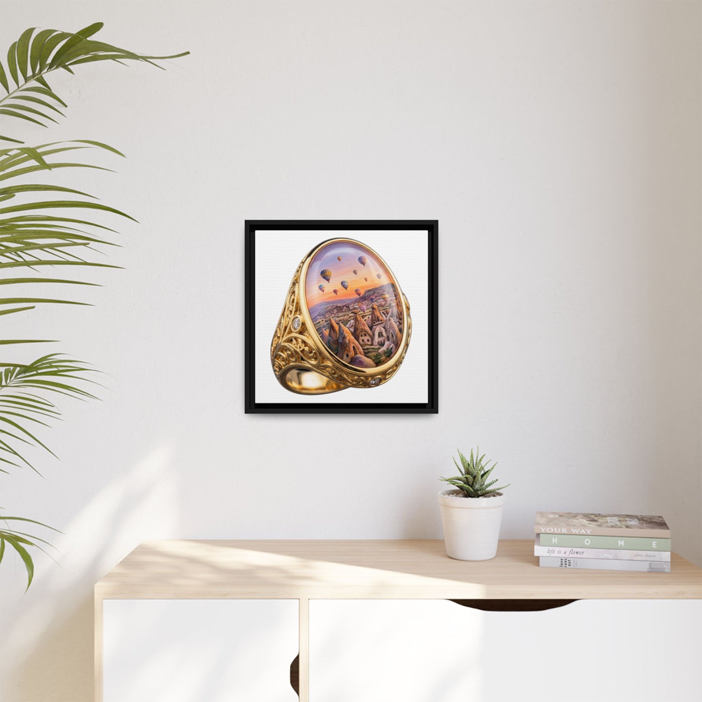 Sunset Village Signet Canvas