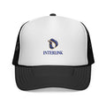 Lapis Lazuli Interlink Emblem Trucker Cap