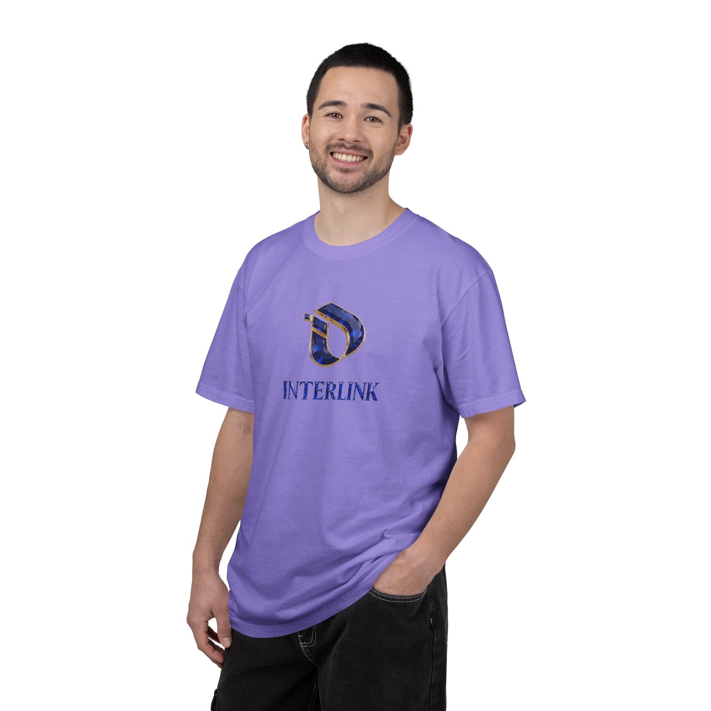 Sapphire-Cut Logo on Interlink Men’s Tee