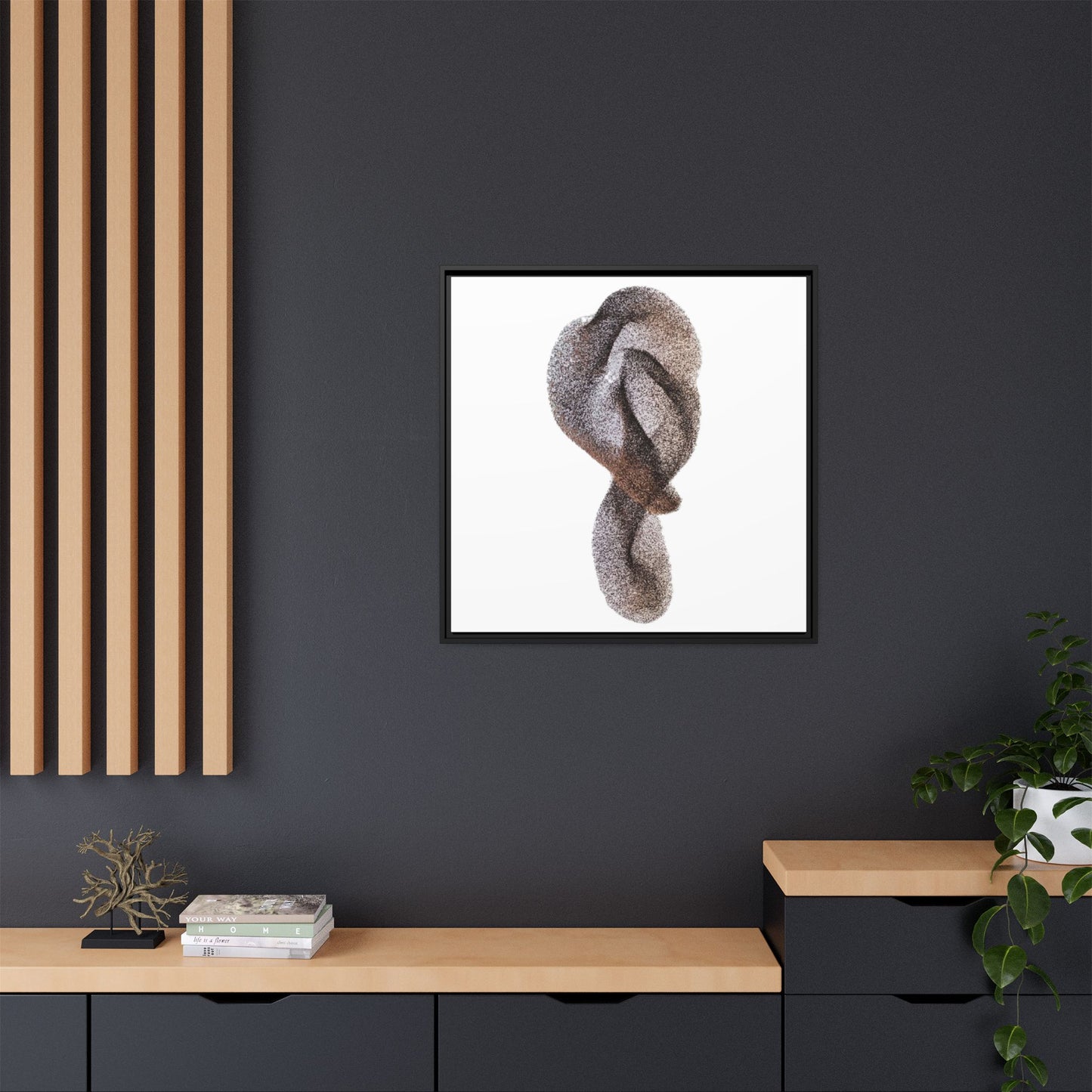 Textured Knot Canvas Print