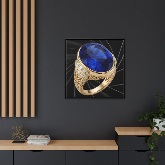 Midnight Sapphire Ring Canvas