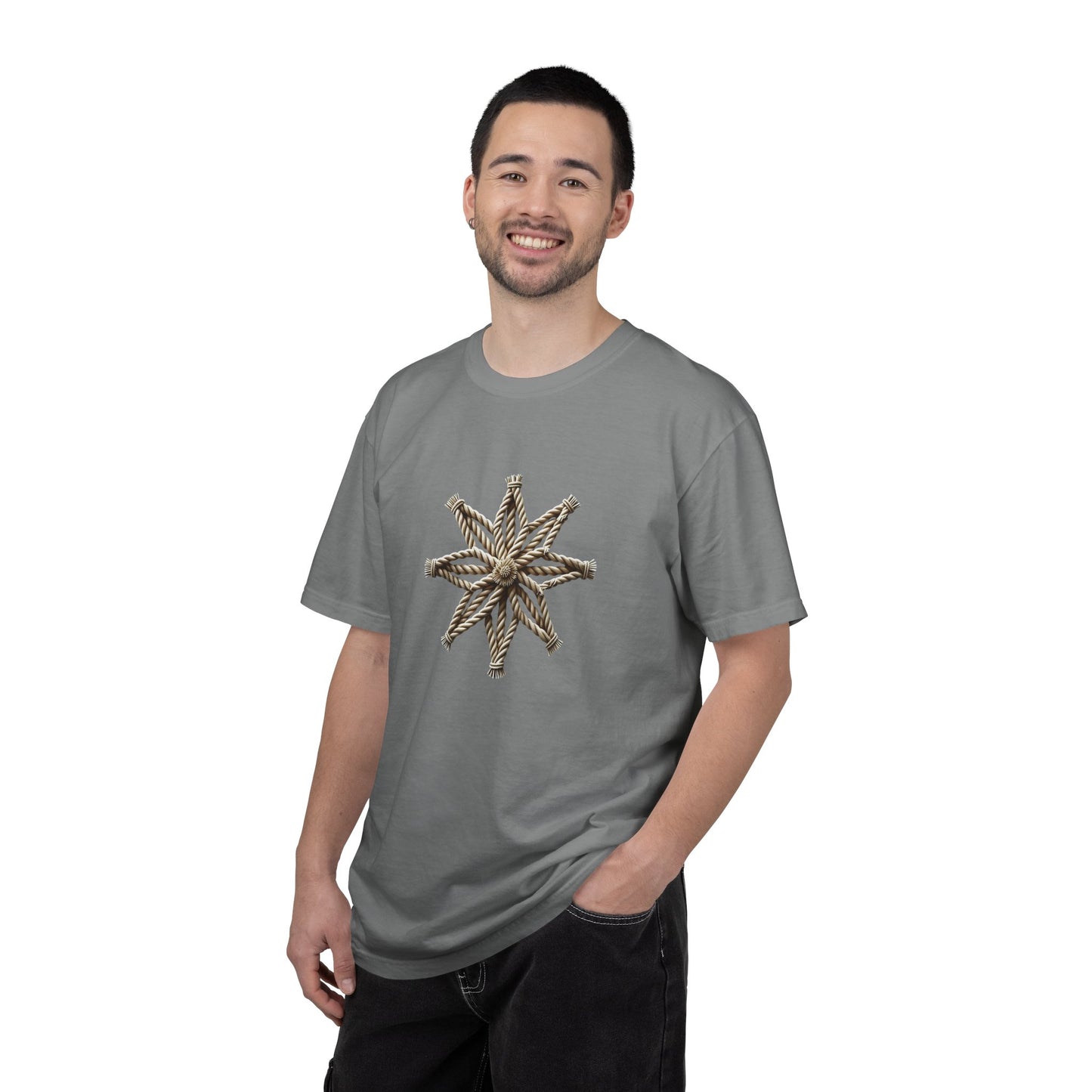 Eight-Point Rope Compass Men’s Cotton Tee
