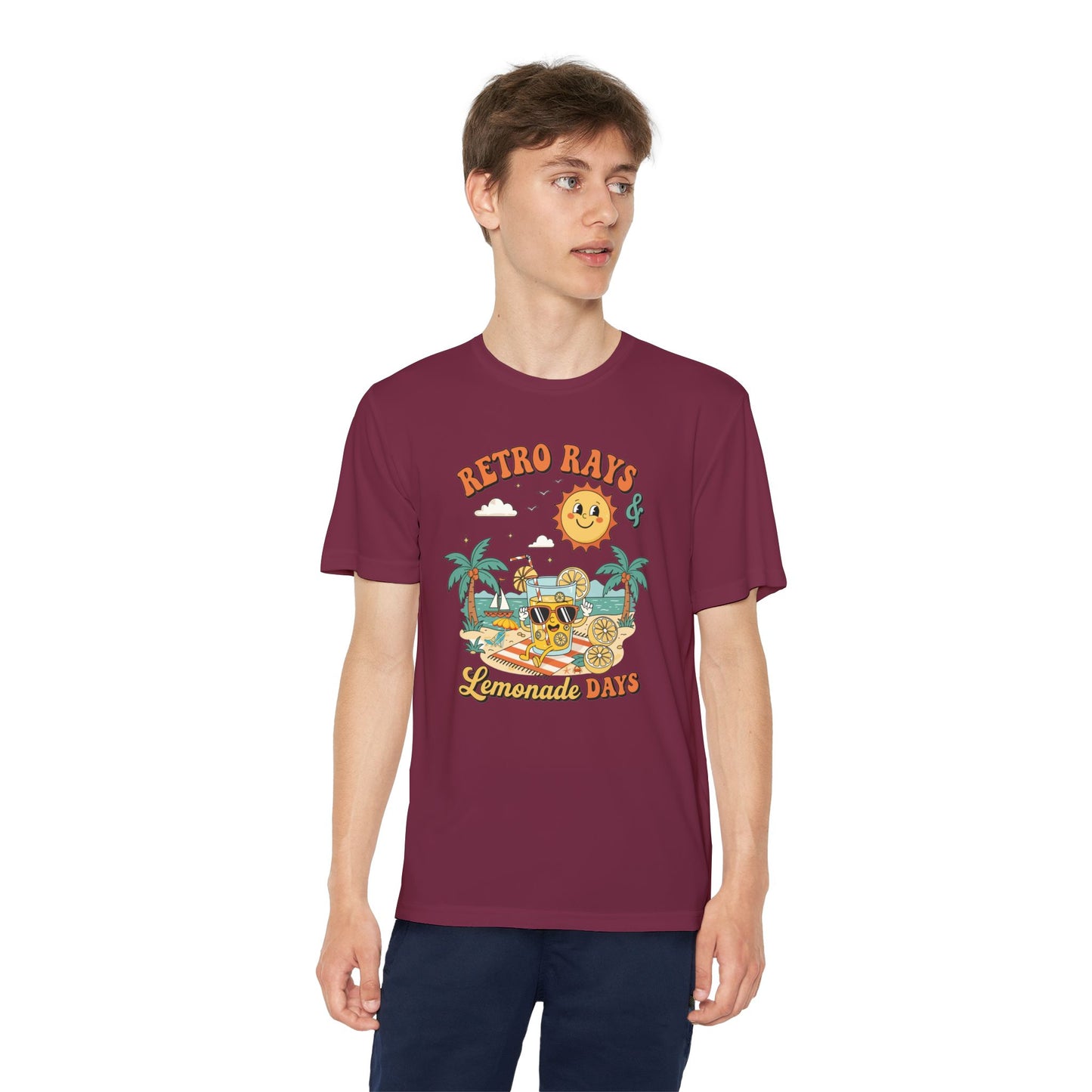 Retro Rays Lemonade Days Youth Tee