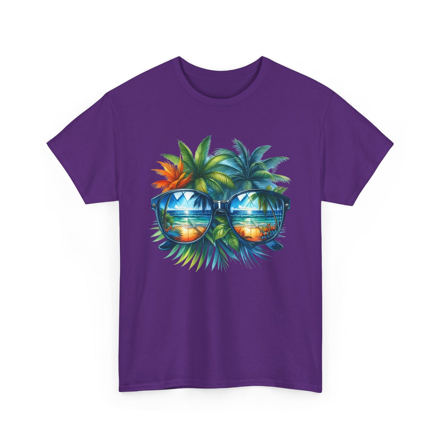 Tropical Sunglasses Palm Tree T-Shirt