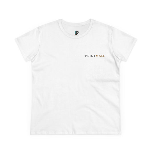 Watercolor Red Pagoda Back Print Women’s Tee