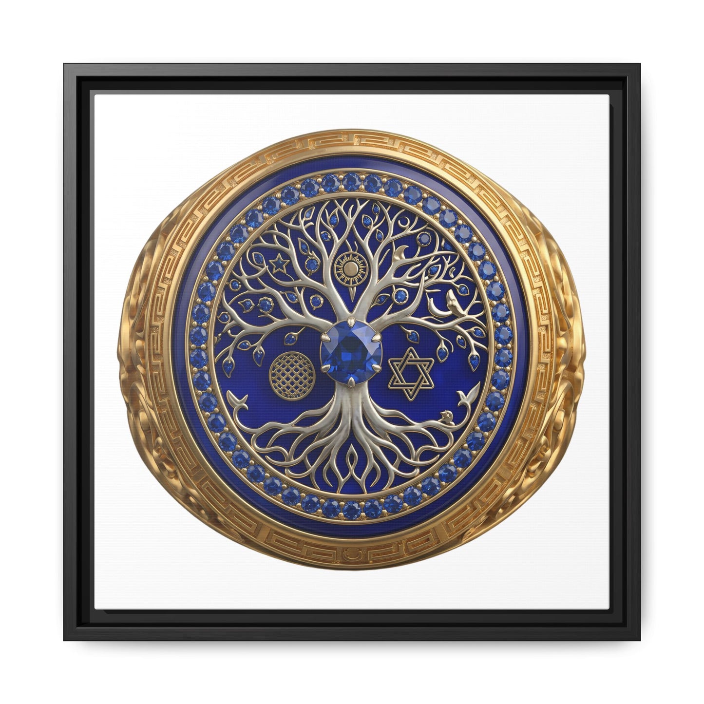Sacred Tree Medallion Canvas Print