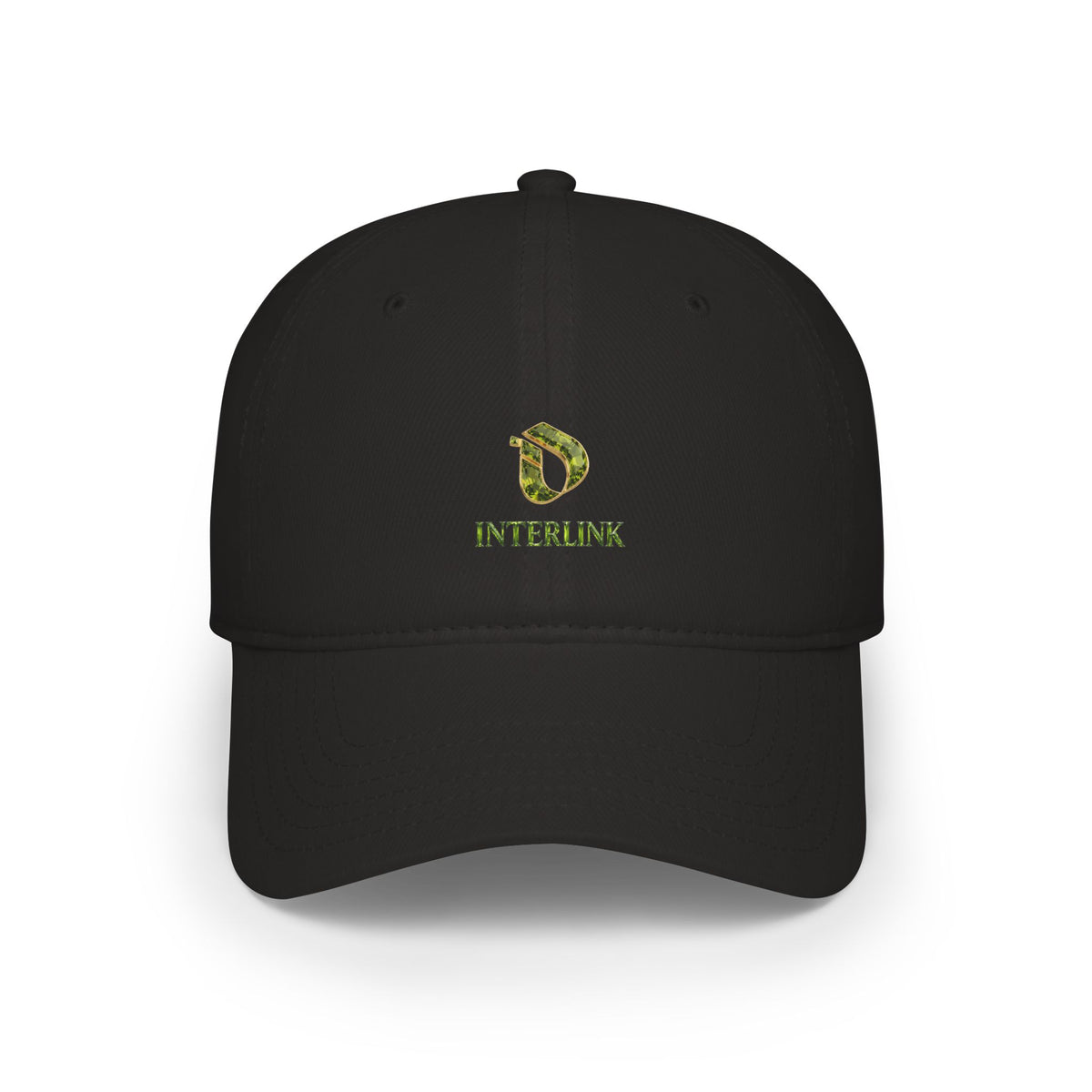 Peridot Gemstone Graphic Interlink Cotton Twill Cap