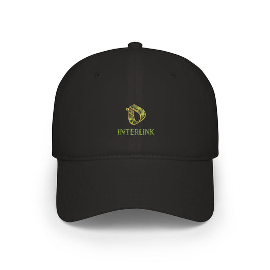 Peridot Gemstone Graphic Interlink Cotton Twill Cap