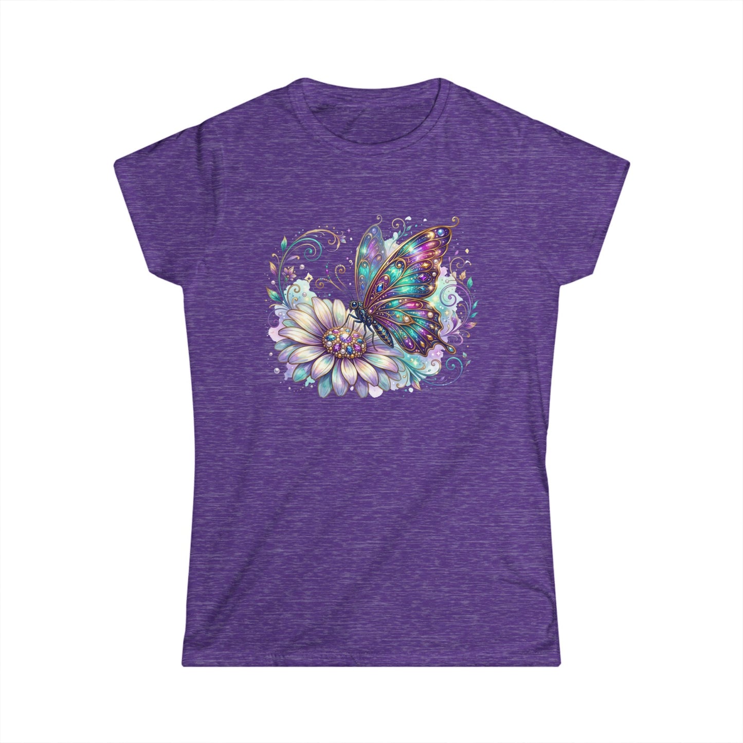 Floral Butterfly Graphic T-Shirt