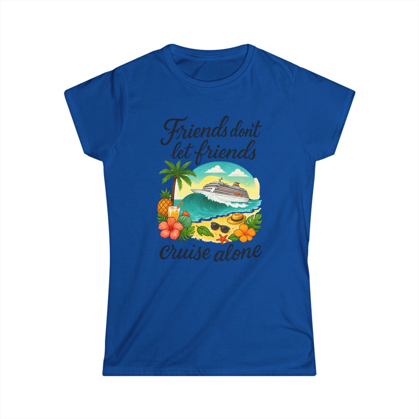 Friends Cruise Alone Graphic Tee