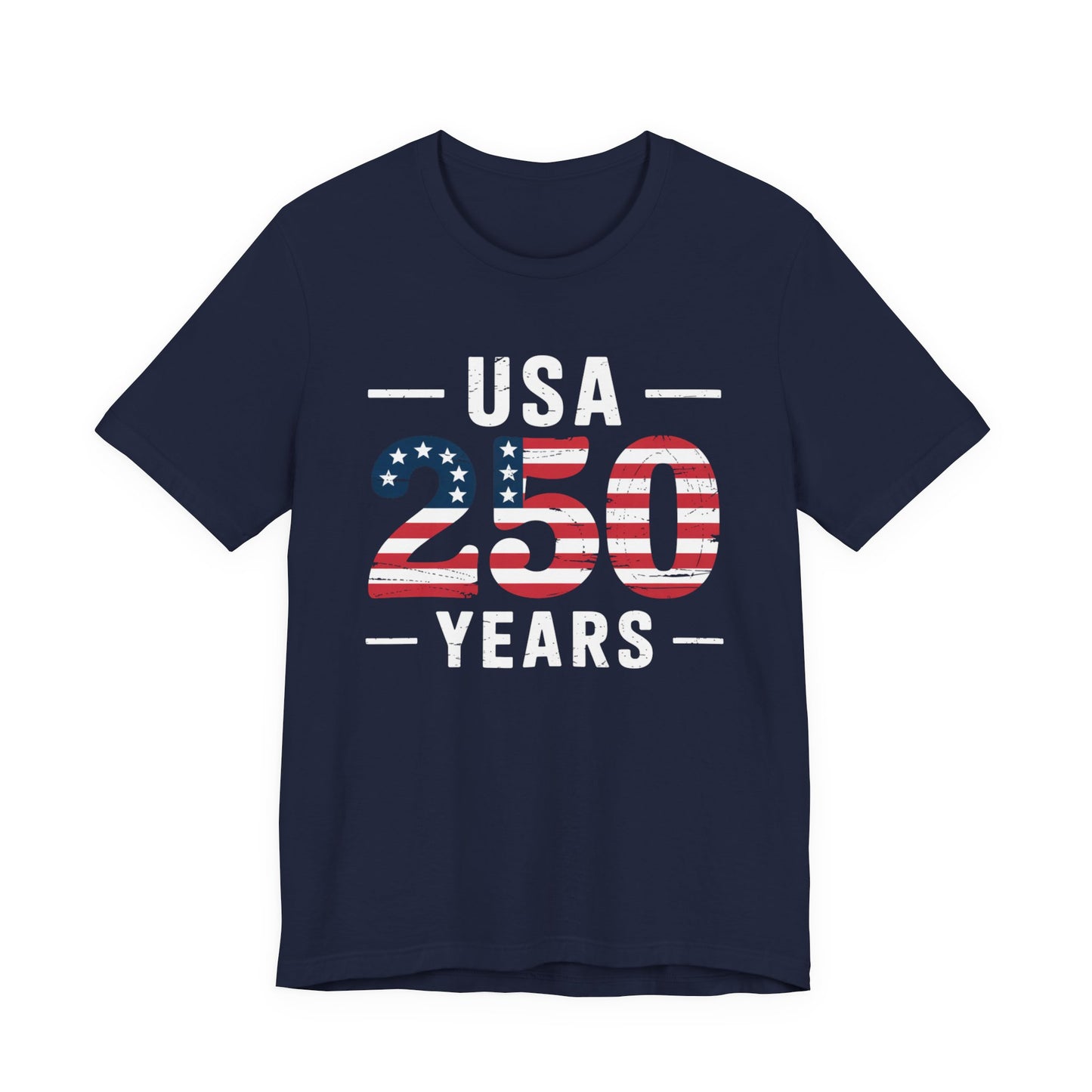 USA 250 Years Patriotic Flag T-Shirt