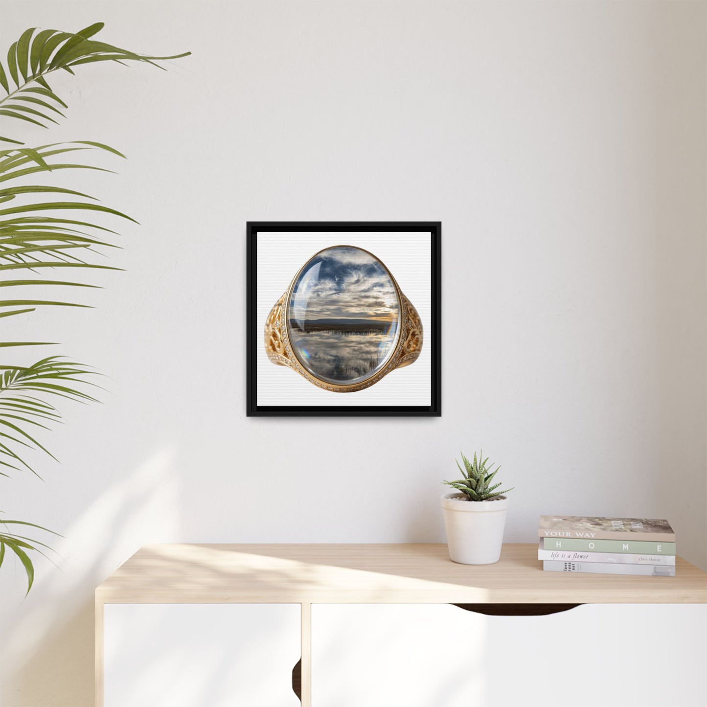Stormy Seascape Signet Canvas