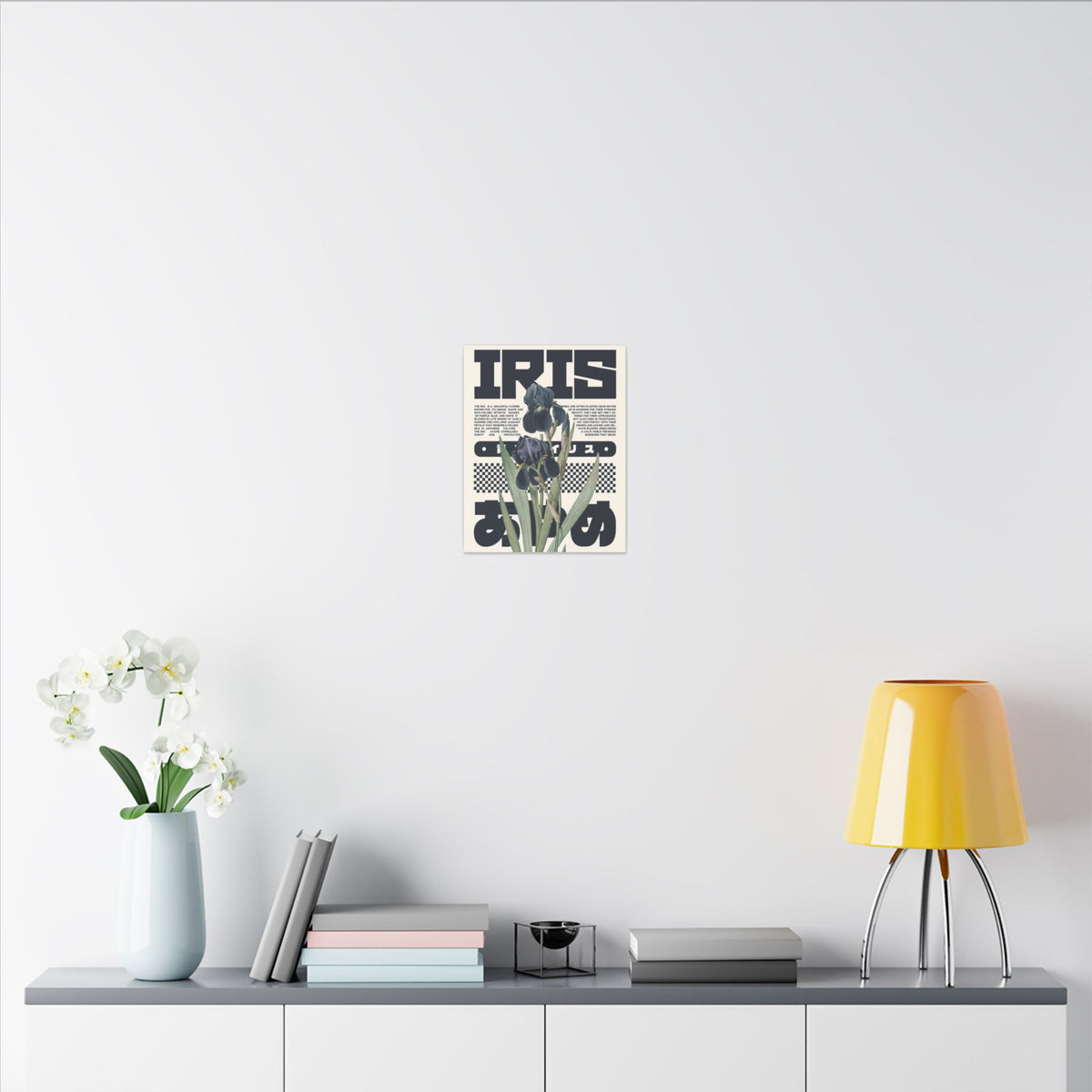 Iris Botanical Matte Canvas Print