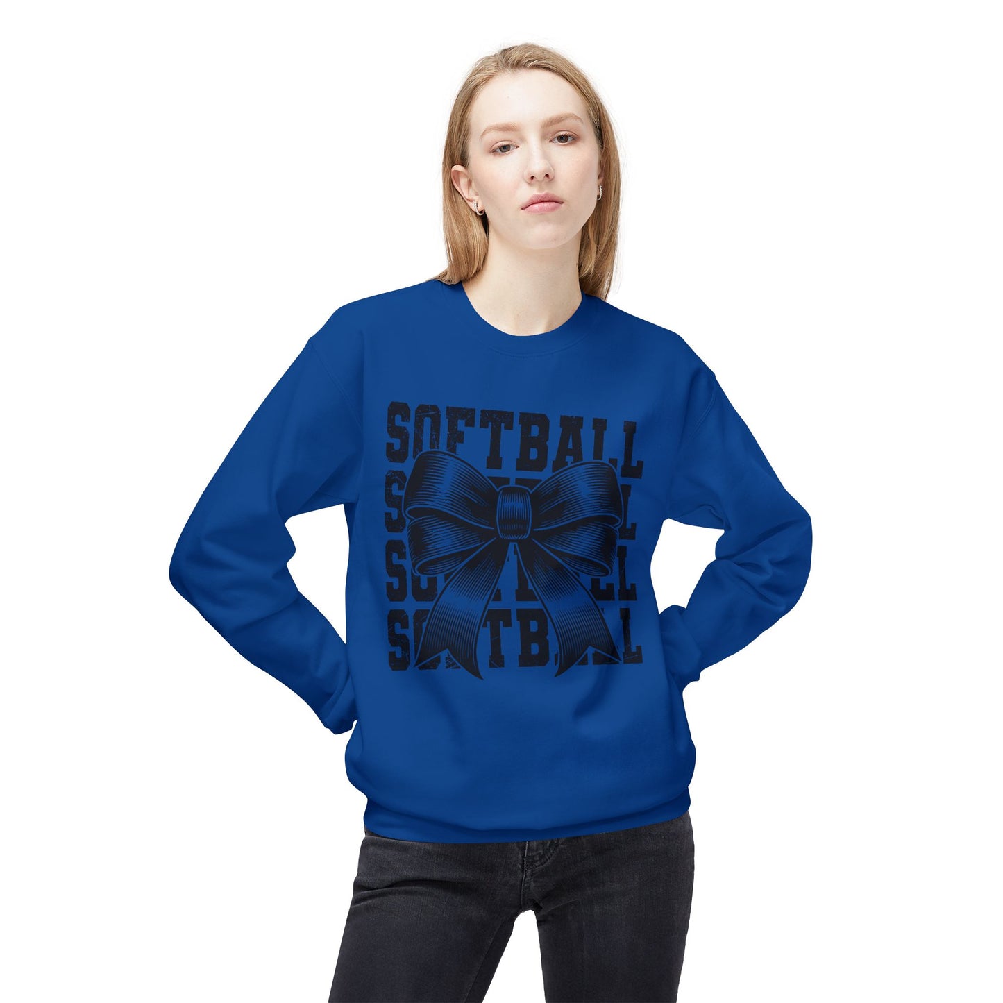 Softball Spirit Crewneck Sweatshirt