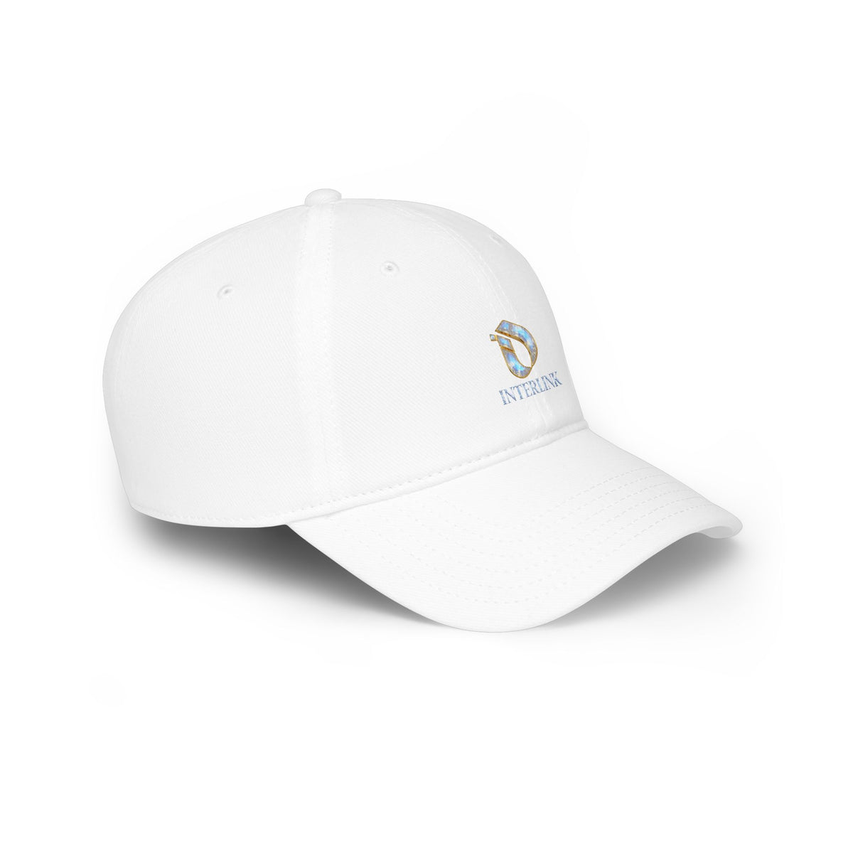Moonstone Iridescent Mark Interlink Cotton Twill Cap
