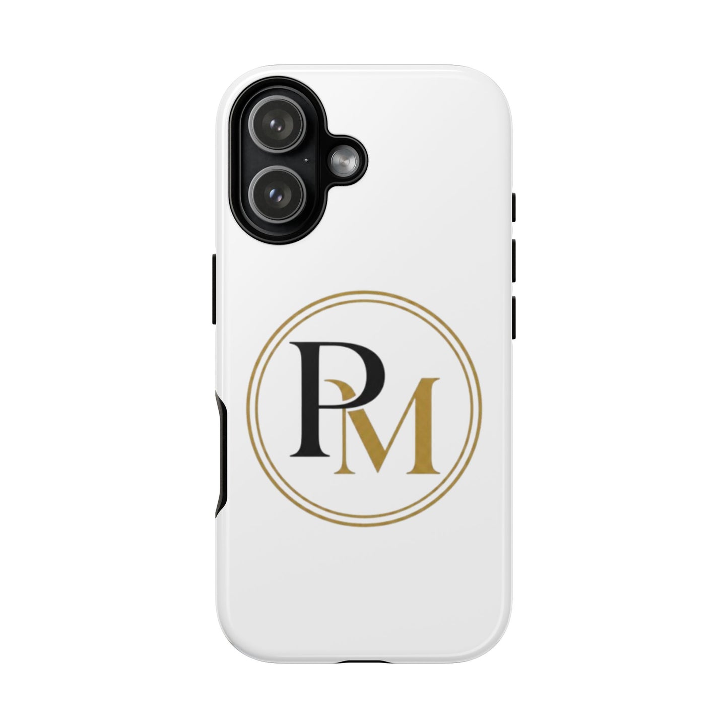 PM Monogram Apple Phone Case