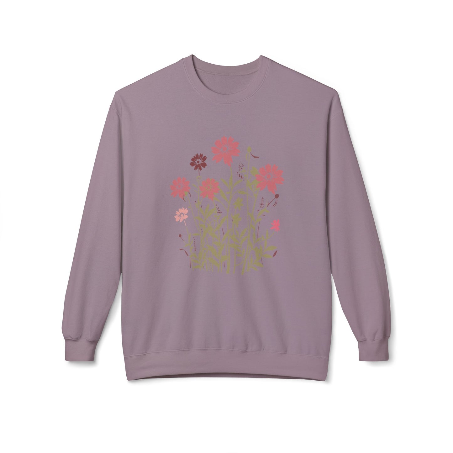 Wildflower Garden Graphic Crewneck Sweatshirt