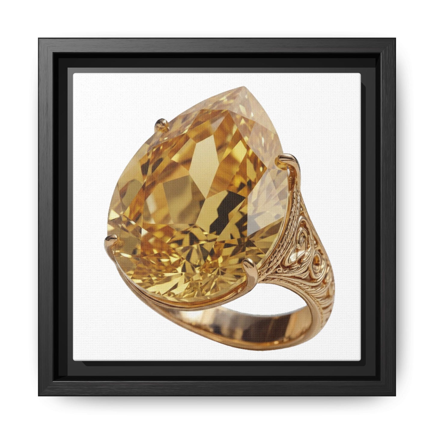 Citrine Signet Canvas Print