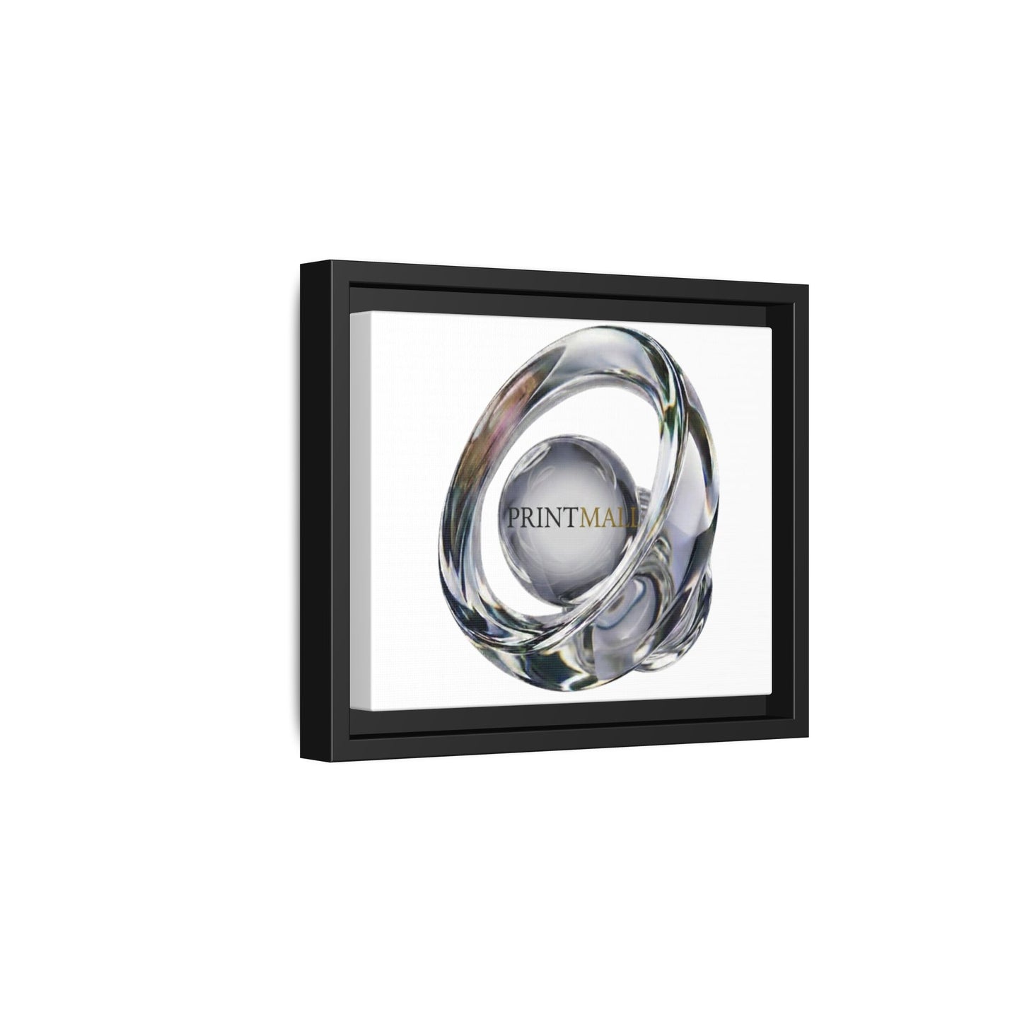 Interwoven Chrome Ribbon Canvas