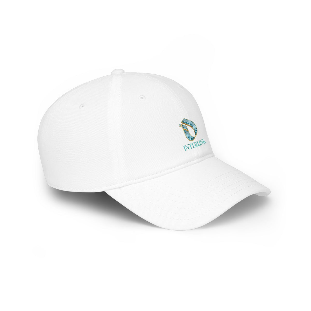 Aquamarine Seaglass Interlink Cotton Twill Cap