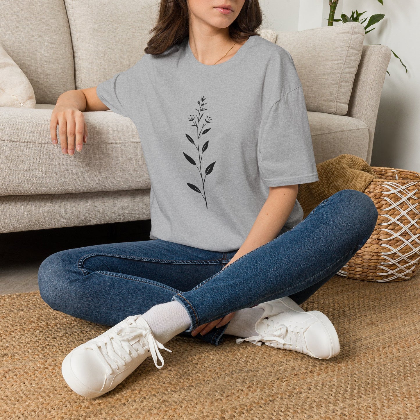 Minimal Botanical Graphic Tee