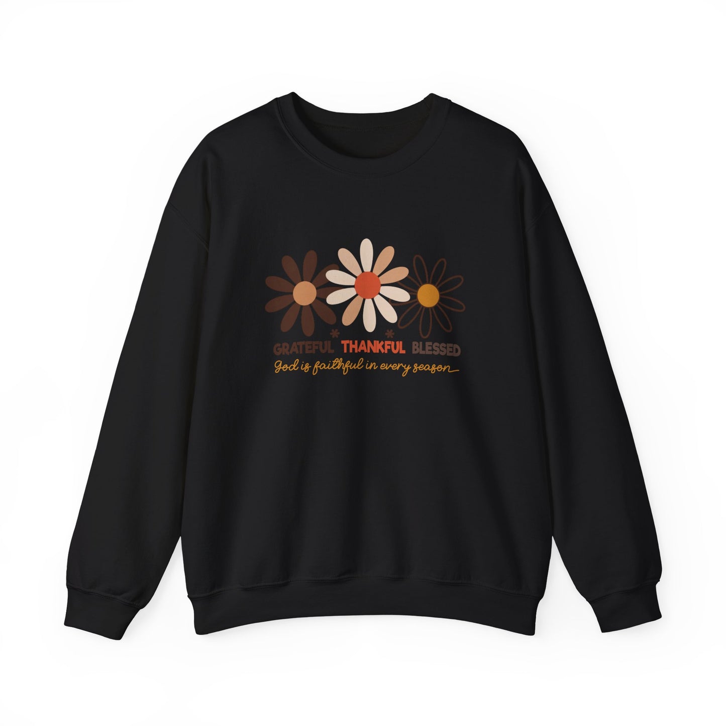 Grateful Thankful Blessed Women's Crewneck Sweatshirt