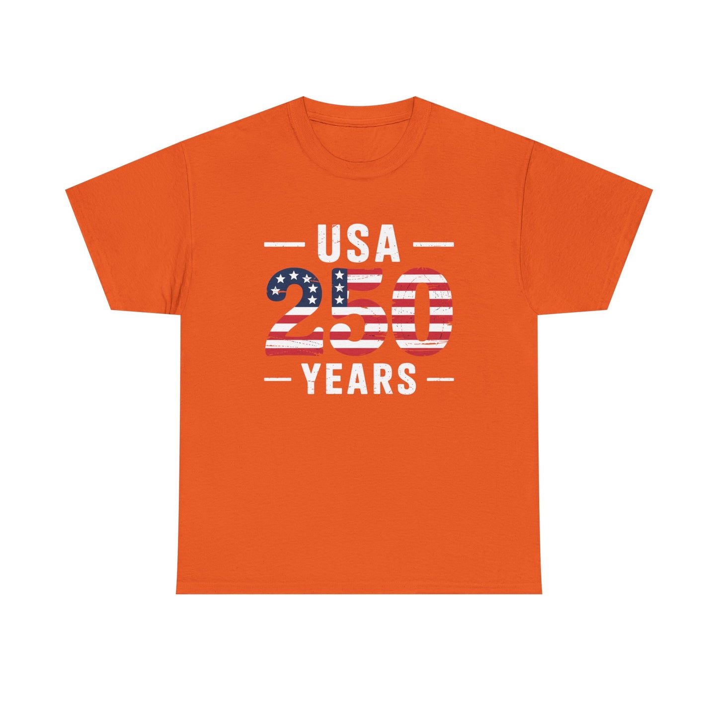 USA 250 Years Patriotic Flag Graphic T-Shirt