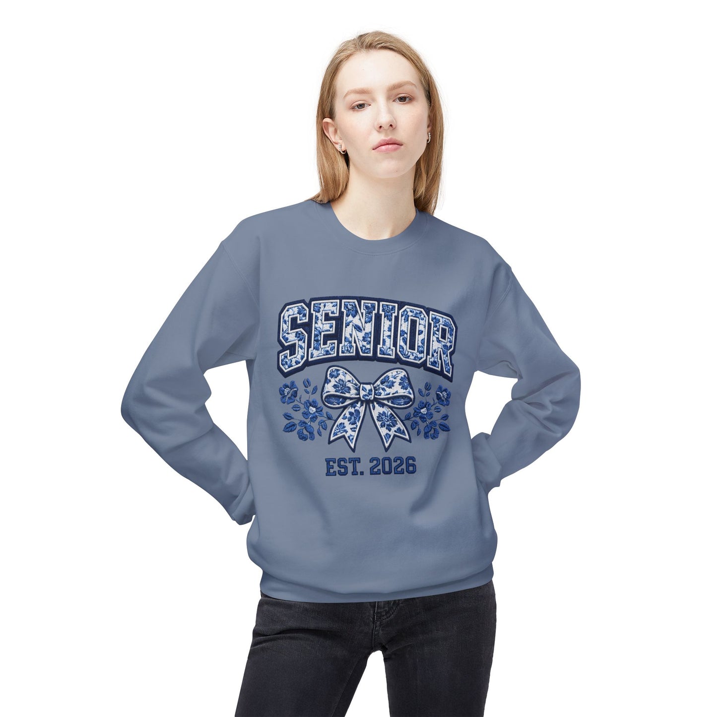 Senior 2026 Graphic Women's Crewneck Sweatshirt