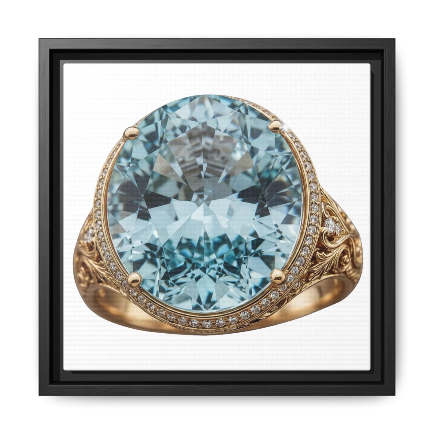 Aquamarine Heirloom Canvas Print