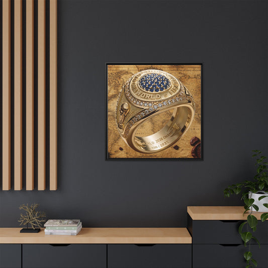 World Championship Legacy Ring Framed Canvas