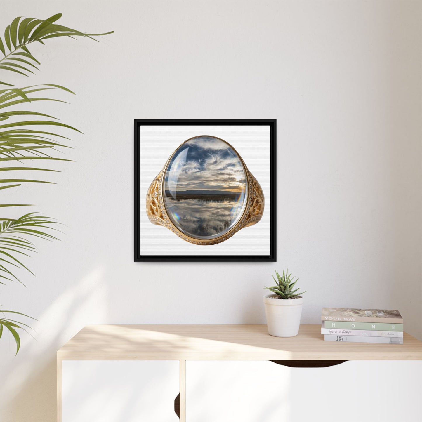 Stormy Seascape Signet Canvas