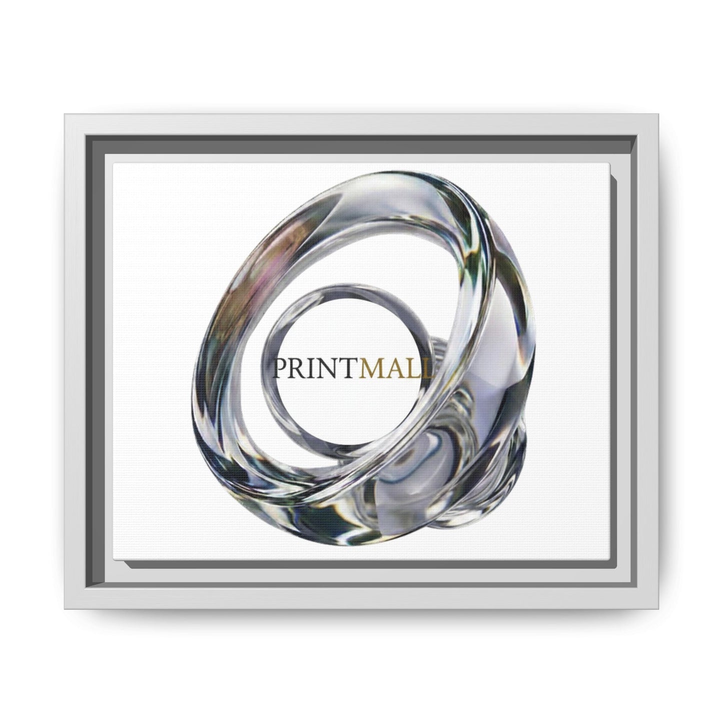 Interwoven Chrome Loop Canvas