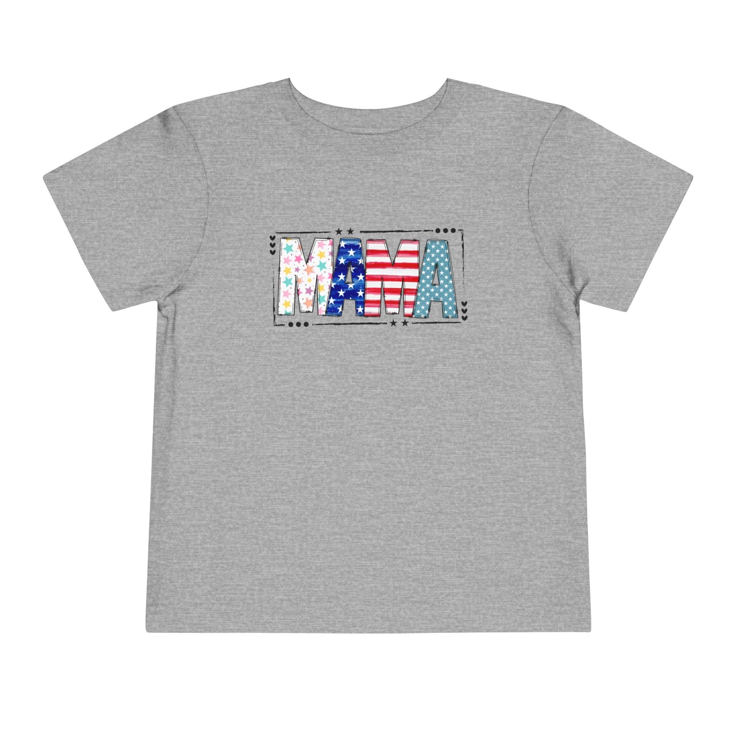 Toddler MAMA Patchwork Stars & Stripes T-Shirt