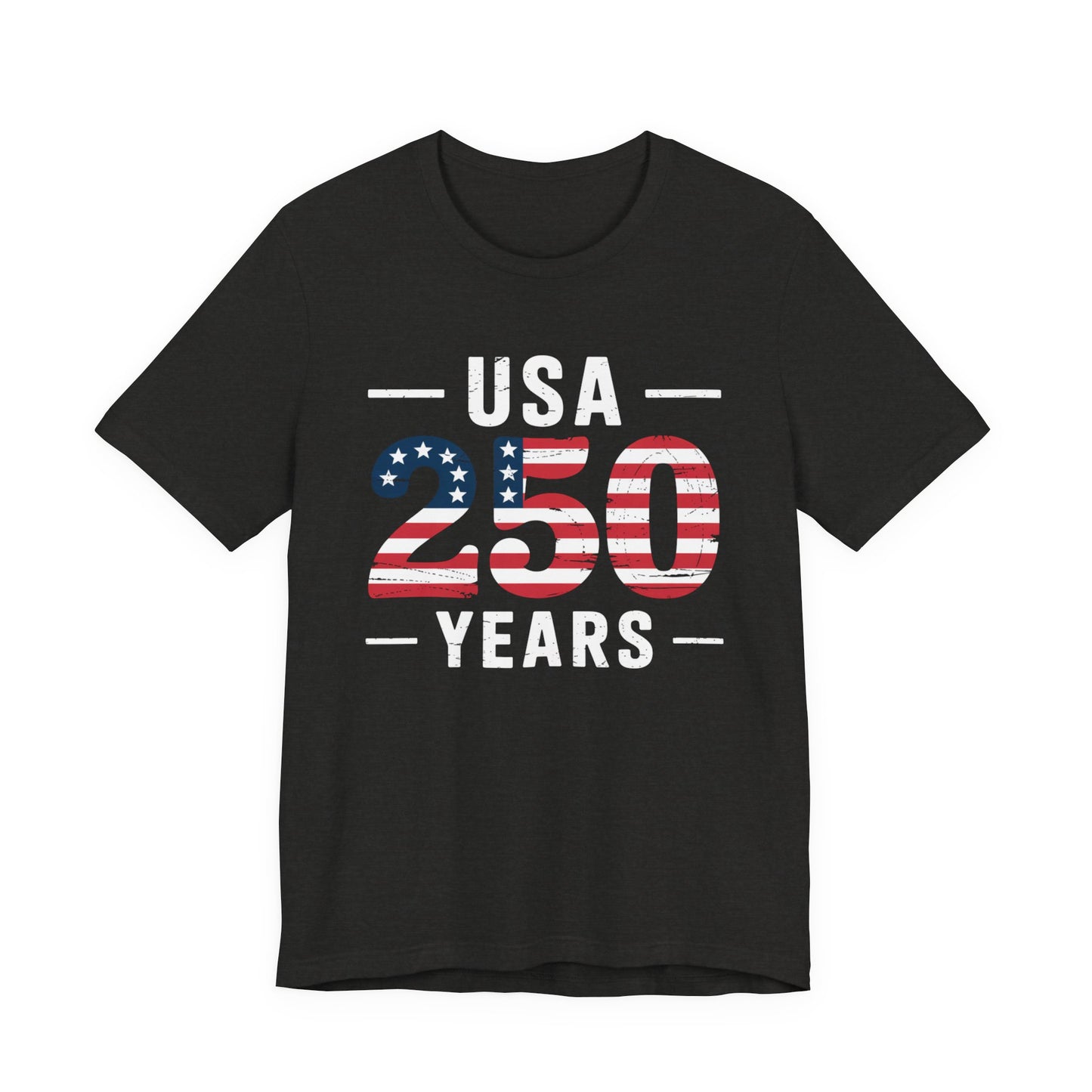 USA 250 Years Patriotic Flag T-Shirt