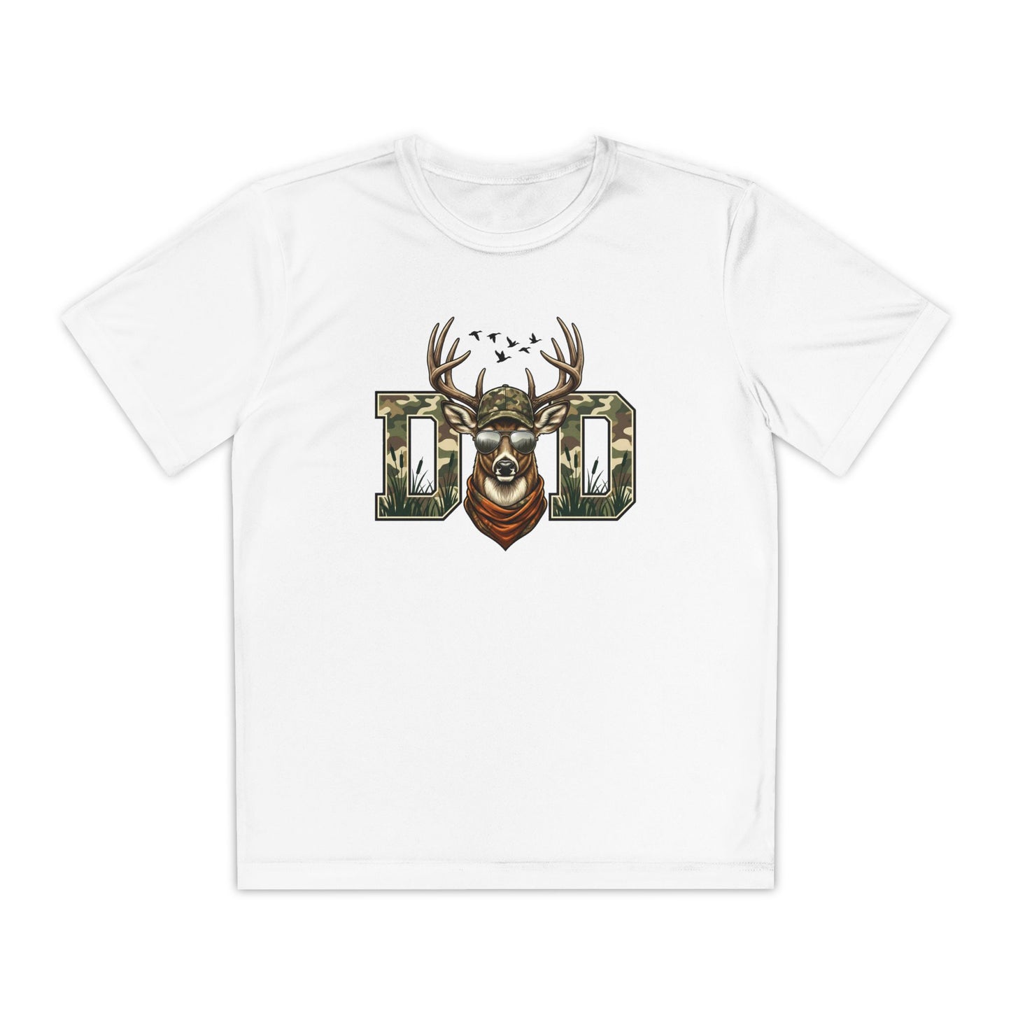 Youth Camo Deer Graphic T-Shirt