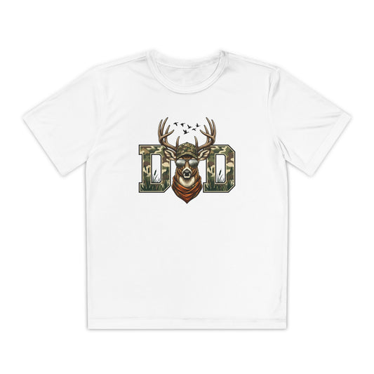Youth Camo Deer Graphic T-Shirt